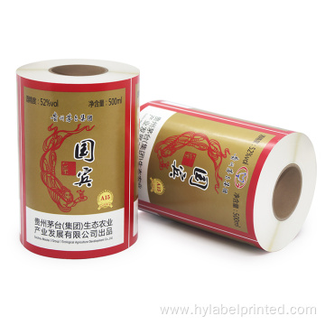 Logo Stickers Printing Vinyl Decals Bottle Packaging Labels